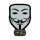 M-Tac Aufkleber Anonym Glanzend  Black