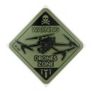 M-Tac Aufkleber Drohnen Zone Large  Ranger Green