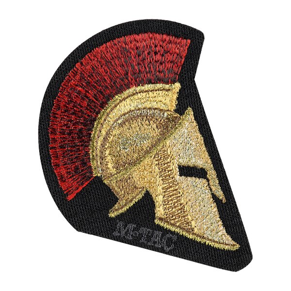 M-Tac Aufnaher Spartan Helmet (Stickerei)  Black