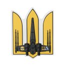 M-Tac Aufkleber Trident UA-Wing Large  Yellow