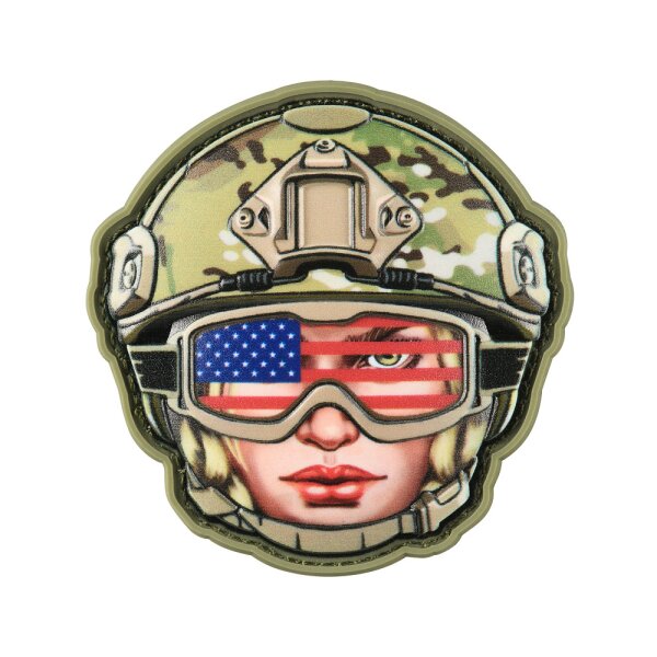 M-Tac USA Mädchen Emoji-Aufnäher #2  Multicam