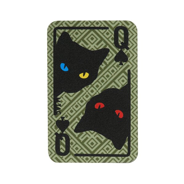 M-Tac Aufnäher Queen of Spades (Ornament)  Olive