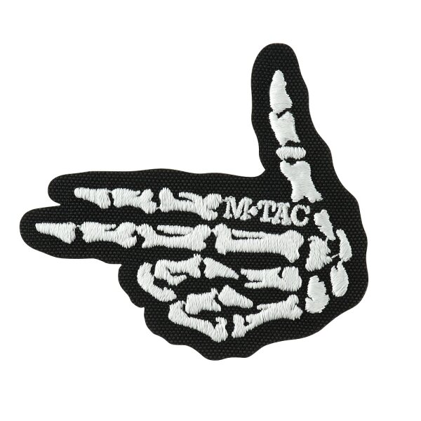 M-Tac Aufnaher Skeleton Shooter (Skickerei)  Black