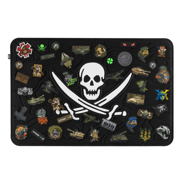 M-Tac Aufnaher Panel fur Prapor Jolly Roger  Black