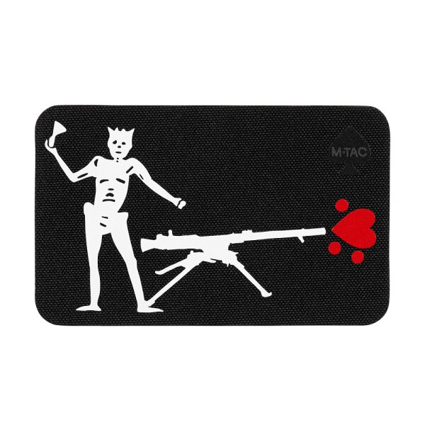 M-Tac Aufnäher Fahne Schwarz Bart SPG-9  Color