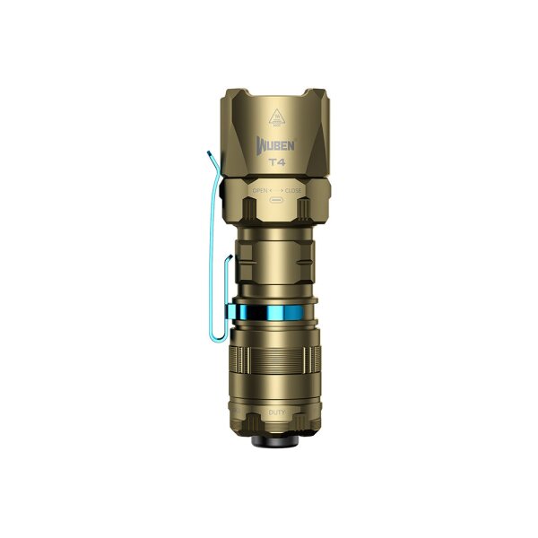 Wuben T4 taktische LED Taschenlampe Ohne Ring Desert Tan