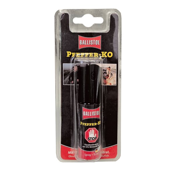Ballistol Pfefferspray KO Jet 15ml Strahl