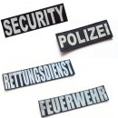 Schriftzug Brust Patch 10,5 x 3,5cm Polizei...